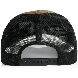 AS Colour 1191C Mesh Contrast Camo Cap - Back View | color:Desert Camo/Black|view:back
