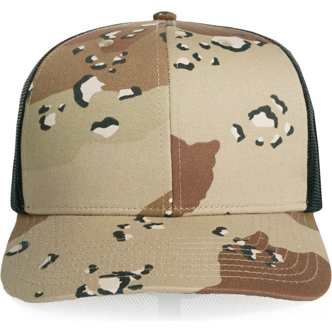 AS Colour Mesh Contrast Camo Cap | 1191C (Desert Camo/Black)