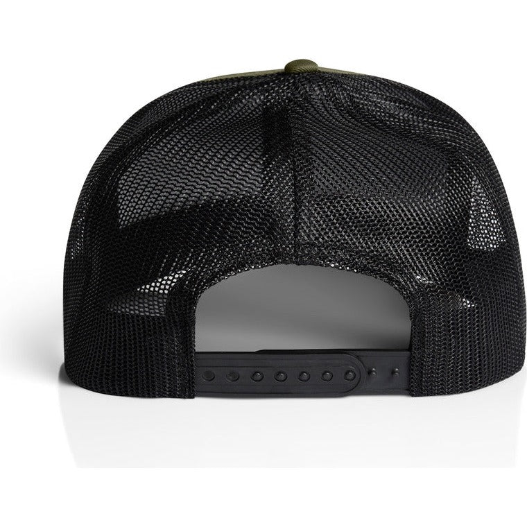 AS Colour Mesh Contrast Trucker Cap | 1191 (Army/Black)