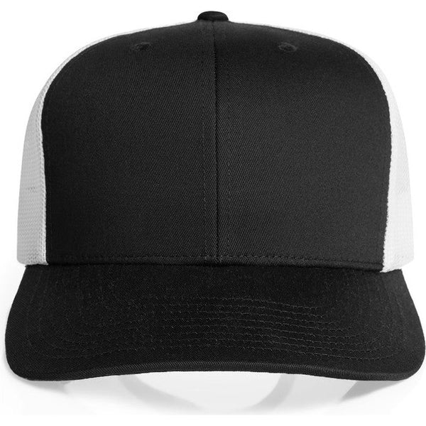 AS Colour Mesh Contrast Trucker Cap | 1191 (Black/White)
