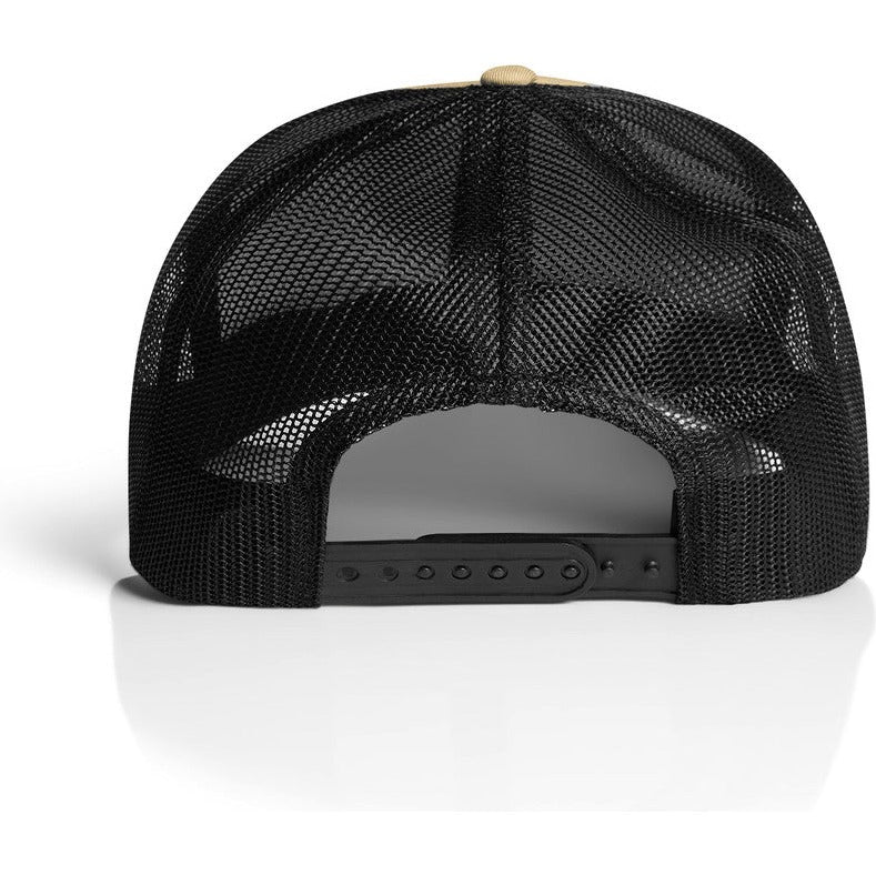 AS Colour Mesh Contrast Trucker Cap | 1191 (Khaki/Black)