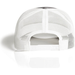 AS Colour 1191 Mesh Contrast Trucker Cap - Back View | color:Storm/White|view:back