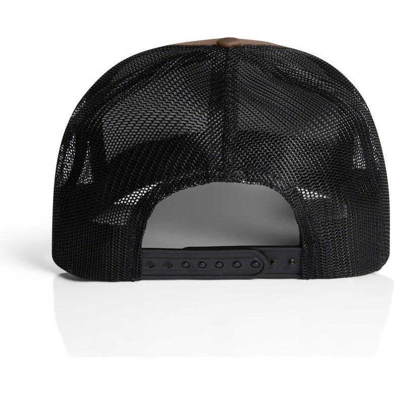 AS Colour Mesh Contrast Trucker Cap | 1191 (Walnut/Black)