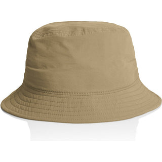 AS Colour 1171 Nylon Bucket Hat - Front View | color:Sand|view:front