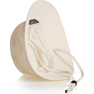 AS Colour 1174 Nylon Wide Brim Bucket Hat - Back View | color:Ecru|view:back