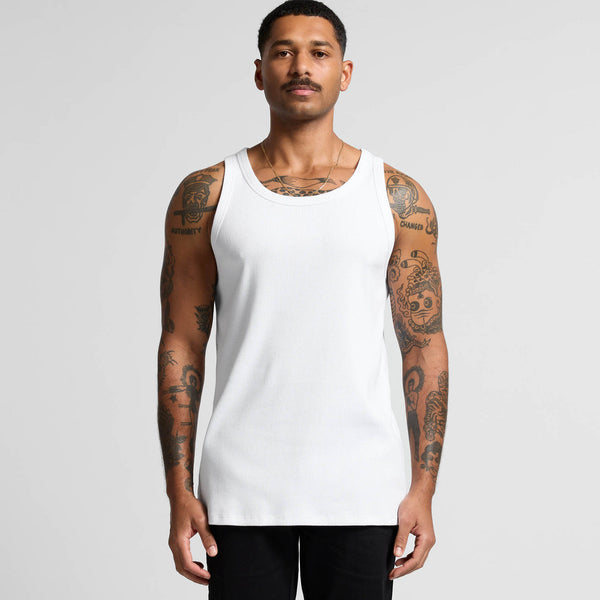 AS Colour Organic Rib Singlet | 5063G (Black)