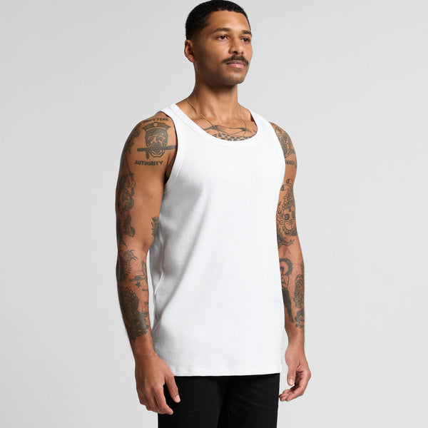 AS Colour Organic Rib Singlet | 5063G (White)