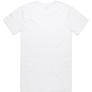 AS Colour 5005 Organic Tee - Back View | color:White|view:back