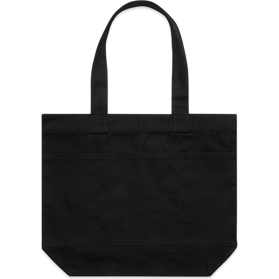 AS Colour Pocket Tote Bag | 1041 (Black)
