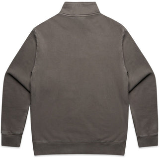 AS Colour 5167 Relax Faded Half Zip - Back View | color:Faded Grey|view:back