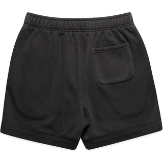 AS Colour 5939 Relax Faded Track Shorts 18" - Back View | color:Faded Black|view:back