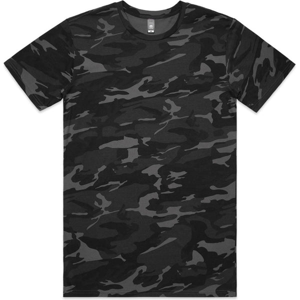AS Colour Staple Camo Tee | 5001C (Black Camo)