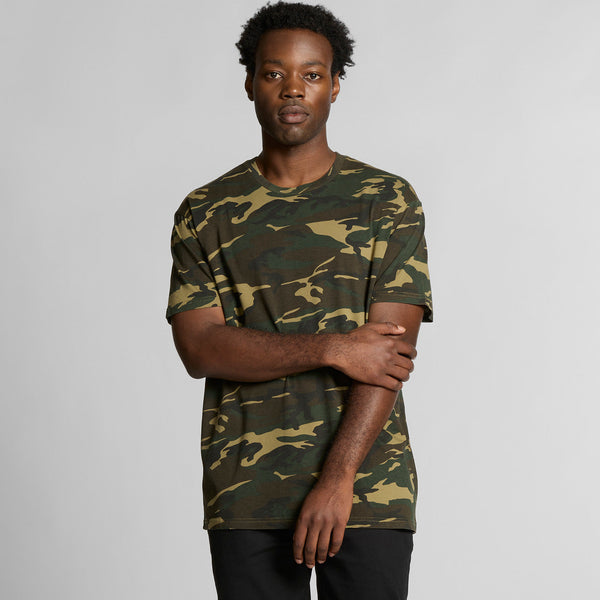 AS Colour Staple Camo Tee | 5001C (Black Camo)
