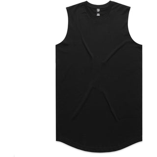 AS Colour 5091 Staple Curve Tank - Front View | color:Black|view:front
