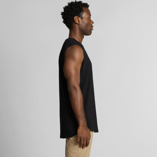 AS Colour Staple Curve Tank | 5091 (Black)