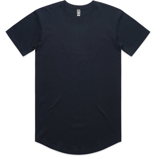 AS Colour 5076 Staple Curve Tee - Front View | color:Navy|view:front