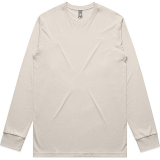 AS Colour 5020 Staple L/S Tee - Front View | color:Bone|view:front