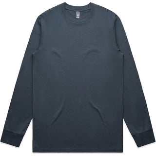 AS Colour 5020 Staple L/S Tee - Front View | color:Petrol Blue|view:front