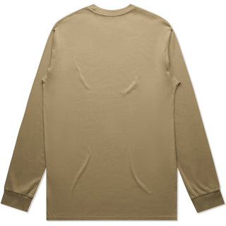 AS Colour 5020 Staple L/S Tee - Back View | color:Sand|view:back