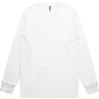 AS Colour 5020 Staple L/S Tee - Front View | color:White|view:front