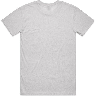 AS Colour 5001M Staple Marle Tee - Back View | color:White Marle|view:back