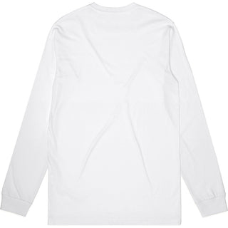 AS Colour 5020G Staple Organic L/S Tee - Back View | color:White|view:back