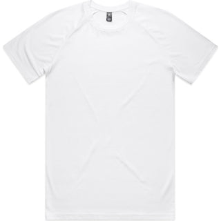 AS Colour 5001R Staple Raglan Tee - Front View | color:White|view:front