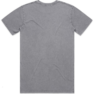 AS Colour 5040 Staple Stone Wash Tee - Back View | color:Ash Stone|view:back