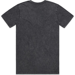 AS Colour 5040 Staple Stone Wash Tee - Back View | color:Black Stone|view:back