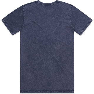 AS Colour 5040 Staple Stone Wash Tee - Back View | color:Blue Stone|view:back