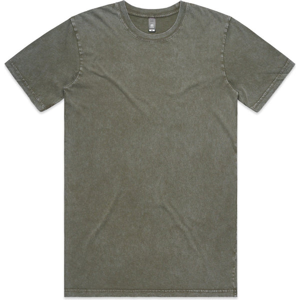 AS Colour Staple Stone Wash Tee | 5040 (Moss Stone)