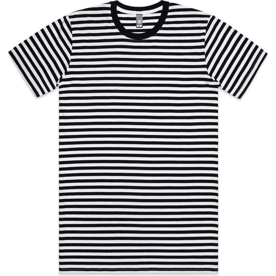 AS Colour Staple Stripe Tee | 5028 (Black/White)