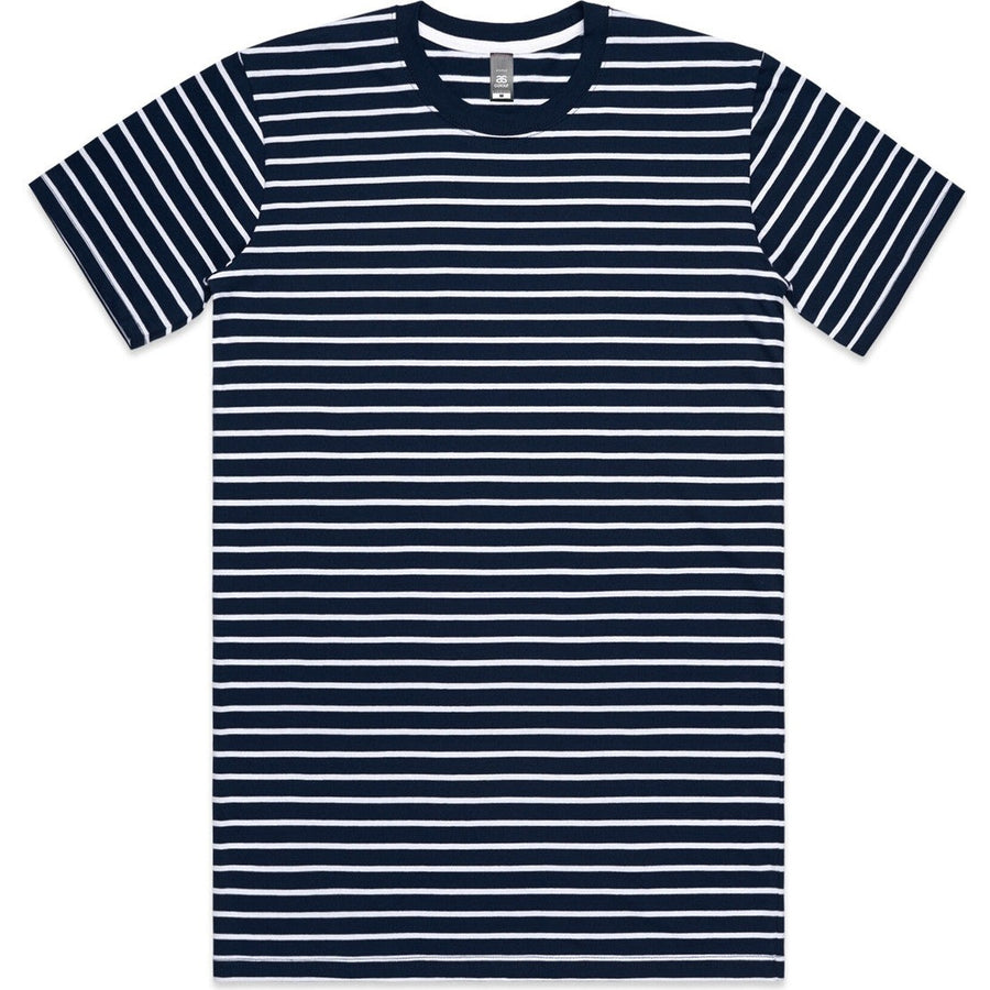 AS Colour Staple Stripe Tee | 5028 (Navy/White)