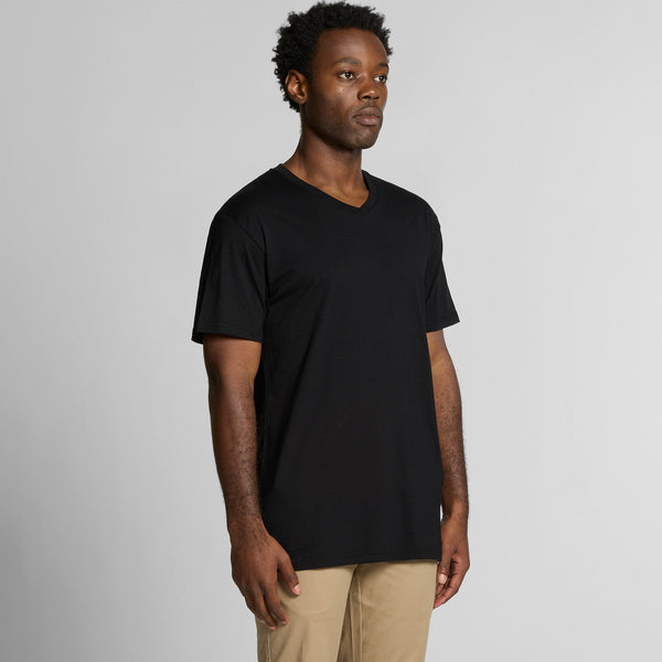AS Colour Staple V Neck Tee | 5001V (Black)