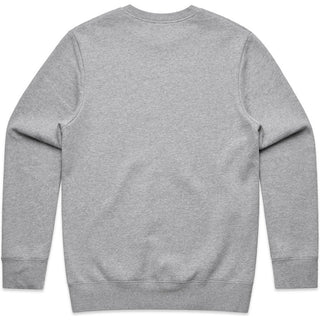 AS Colour 5103 Stencil Crew - Back View | color:Grey Marle|view:back