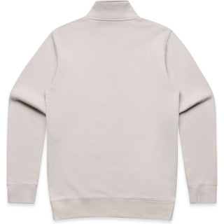 AS Colour 5125 Stencil Half Zip Crew - Back View | color:Bone|view:back
