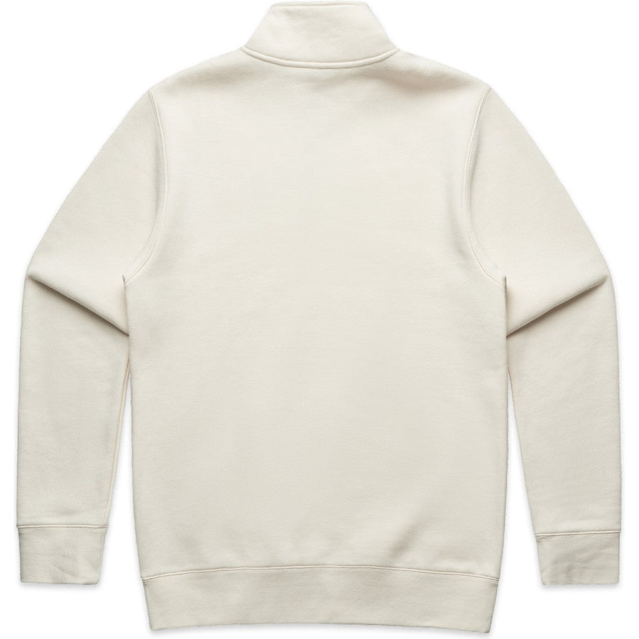AS Colour Stencil Half Zip Crew | 5125 (Ecru)
