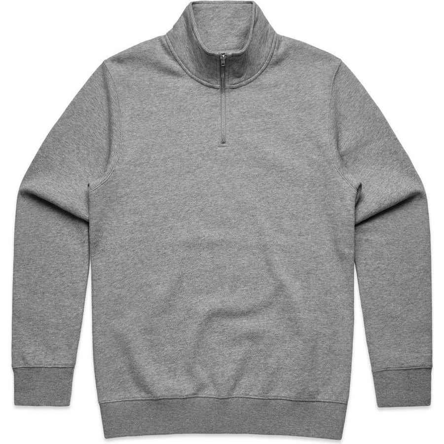 AS Colour Stencil Half Zip Crew | 5125 (Grey Marle)