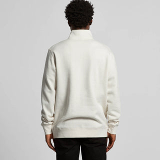 AS Colour Stencil Half Zip Crew | 5125 (Ecru)