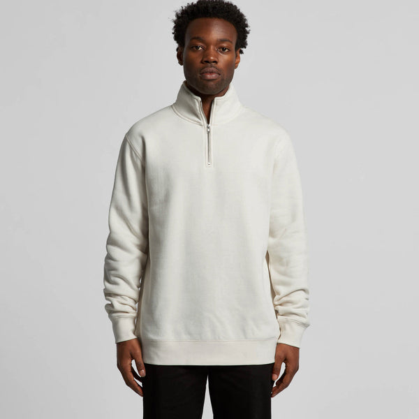 AS Colour Stencil Half Zip Crew | 5125 (Bone)