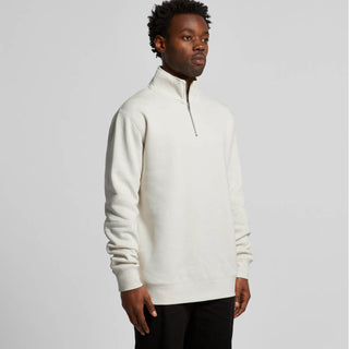 AS Colour Stencil Half Zip Crew | 5125 (Ecru)