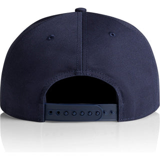 AS Colour 1184 Stock 7-Panel Cap - Back View | color:Midnight Blue|view:back