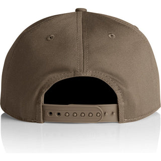 AS Colour 1184 Stock 7-Panel Cap - Back View | color:Walnut|view:back