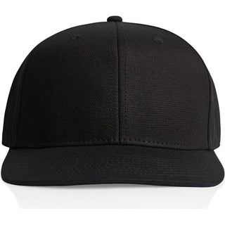 AS Colour 1173 Stock Canvas Cap - Front View | color:Black|view:front