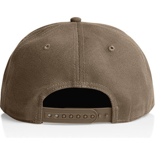 AS Colour 1173 Stock Canvas Cap - Back View | color:Walnut|view:back