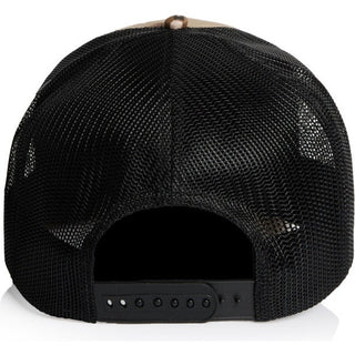 AS Colour 1110C Stock Contrast Camo Trucker - Back View | color:Desert Camo/Black|view:back
