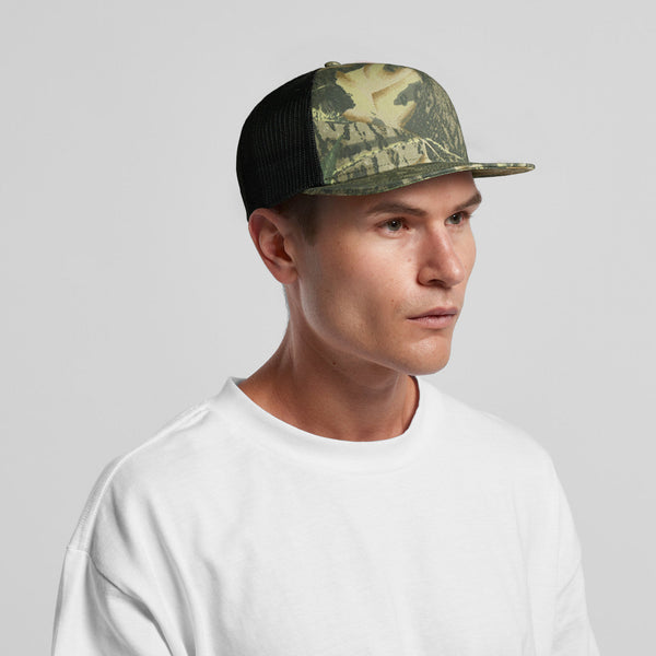 AS Colour Stock Contrast Camo Trucker | 1110C (Tree Camo/Black)