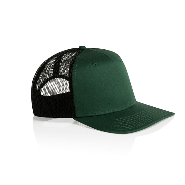AS Colour Stock Contrast Trucker | 1110 (Forest Green/Black)