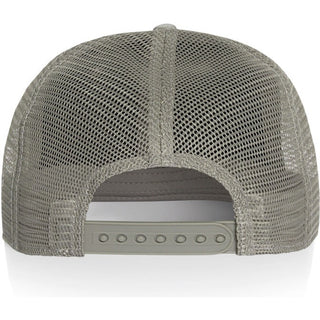 AS Colour 1102 Stock Faded Trucker - Back View | color:Faded Grey|view:back