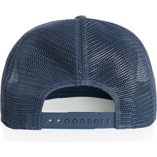 AS Colour 1102 Stock Faded Trucker - Back View | color:Faded Midnight|view:back
